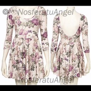 Topshop floral skater dress